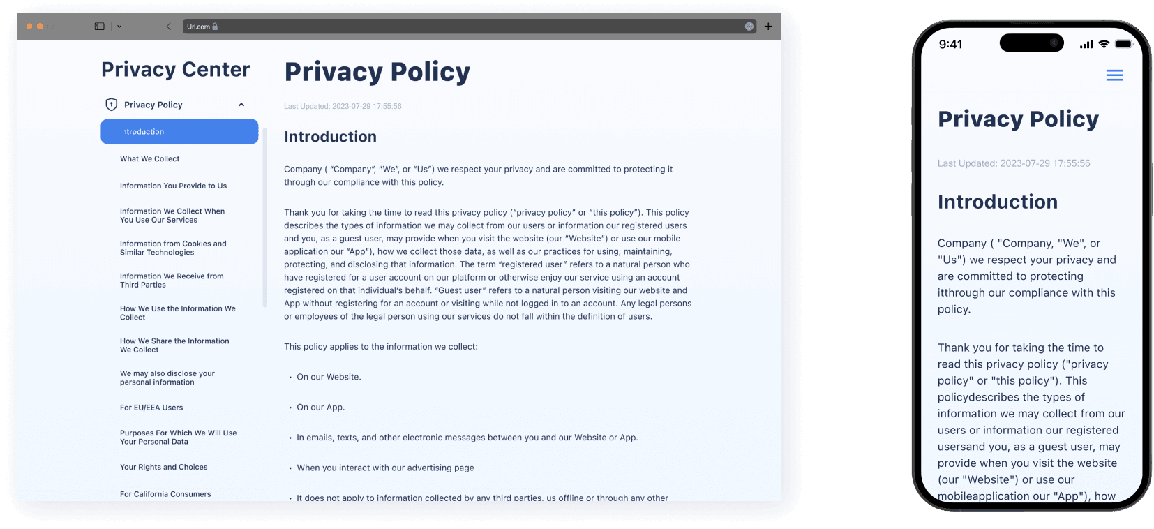 Kaamel-Privacy Center-Privacy Policy, Terms of Use, Cookie Policy, Do not Sell or Share